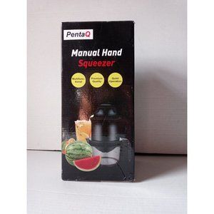 PentaQ Manual Hand Squeezer Juicer Citrus Juicer Black Color New